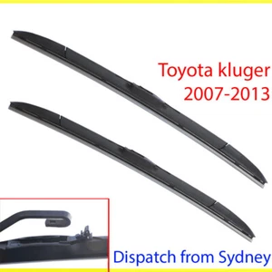 Pair Front Wndshield Windscreen Wiper blades for Toyota Kluger 2007-2013 - Picture 1 of 4