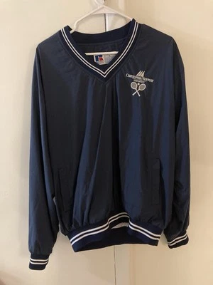 Russell Athletic Christopher Newport University Windbreaker Pullover Mens Large - Image 1 of 4