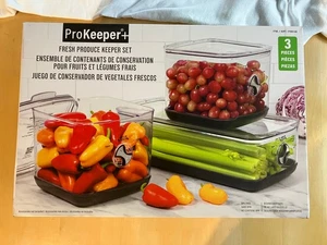 ProKeeper+ 1796138 Juego de guardián de productos frescos, 3 piezas (2) 3,5 qt y (1) 5,3 qt - Imagen 1 de 21