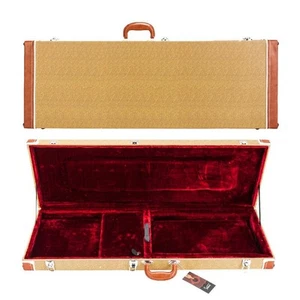 Hard Shell Guitar Case for Beginner & Learner Guitars with Red Plush Interior - Picture 1 of 8