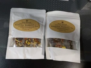 2 Dandelion Wolfberry Tea Bags, Organic Kidneys & Liver Tea 120g/Pack Exp 09/26 - Picture 1 of 4