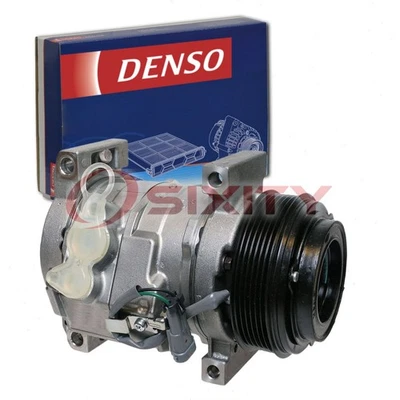 Compresor y embrague de aire acondicionado Denso para Chevrolet Silverado 3500 HD 2007-2010 6,6 L bn Foto 1 de 4