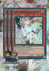 Yu-Gi-Oh! 3X Ash Blossom & Joyous Spring (Alt Art) RA04-EN025 Super Rare  - Picture 1 of 1