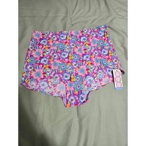 Cheek boss 3x women's high waisted bright floral brief panties new with tags - Picture 1 of 6