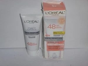 L'OREAL PARIS 48HR IDEALE FEUCHTIGKEIT gleichmäßiger Ton LOTION 2,5oz - normale Haut Box Dam - Bild 1 von 1