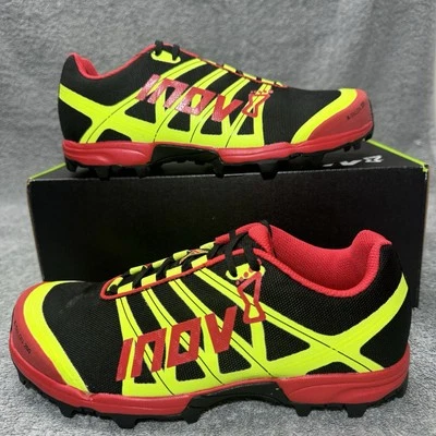 Zapatillas de Trail Running Inov-8 X-Talon 200 Negras/Rojas/Amarillas Neón, Para Mujer Talla 9” Foto 1 de 4