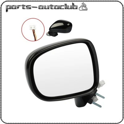 Para 2006-2008 LEXUS IS250/350 Espelho Lateral Esquerdo Preto Manual Dobrável Potência Aquecida - Imagem 1 de 4