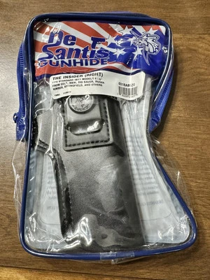 NOS Desantis The insider 1911 4-5" Colt S&W Kimber Ruger  Black Leather Holster - Image 1 of 4
