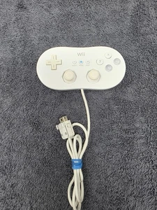Nintendo Wii Classic Controller White OEM Tested - Picture 1 of 2