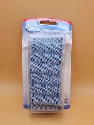 Goody 14 rodillos de cepillo azul rizos suaves completos con alfileres 2003 pelo corto de hasta 4” Foto 1 de 2