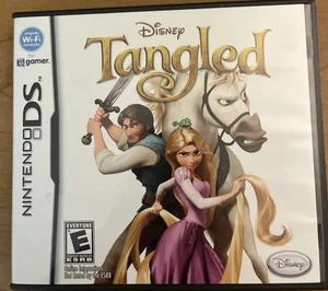 Disney Tangled Nintendo DS + Poster - Game & Case all complete - Picture 1 of 14