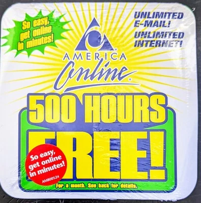 GREEN ARROWS America Online Collectible / Install Disc, AOL CD v5.0, Rare - Image 1 of 2