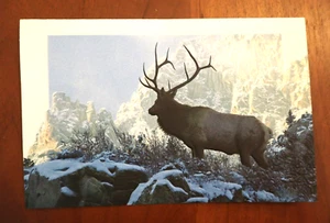 Top of the world Dad happy birthday deer PUMPERNICKEL PRESS greeting card - Picture 1 of 4