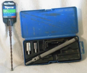 Tapcon SDS Drill Bit 3/16x7" & Partial Condrive Set Preowned - Picture 1 of 3