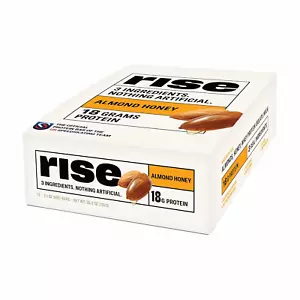 Almond Honey Breakfast Protein Bars - 18G Protein, 12 Pack, 2.01 Oz Each - Picture 1 of 12