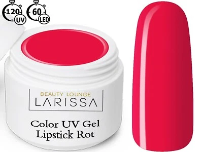 BEAUTY LOUNGE LARISSA Color LED UV Gel 5 ml Farbgel French Modellage Nail Art Nagel Farbe Lipstick Rot