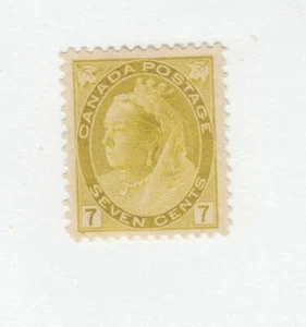 CANADA # 81 VF-MXXLH 7 quilates NÚMERO GATO VALOR $300+(NÚMERO 12) - Imagen 1 de 1