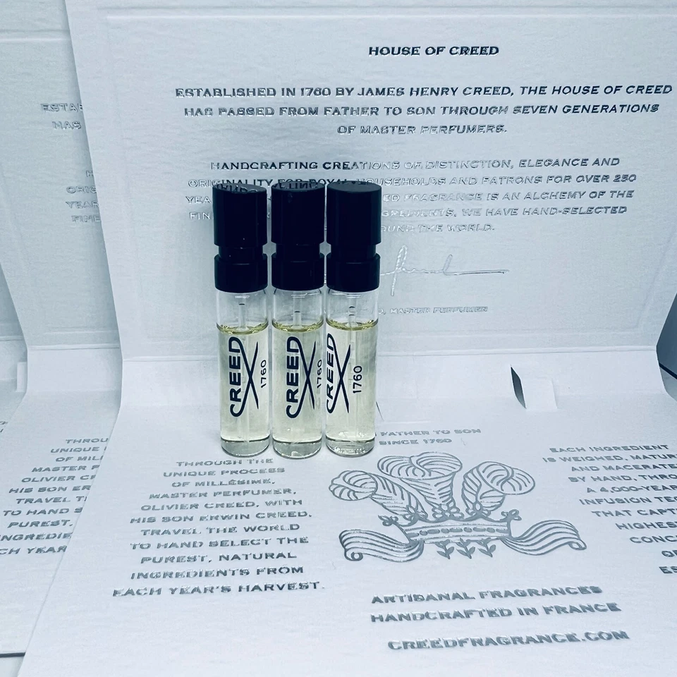 Creed Original Vetiver EDP 1,7 ml x3 Colonia Muestra Spray Foto 1 de 1