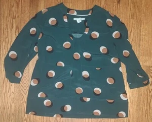 Camicia donna Boden 100% viscosa manica 3/4" a pois US 14 - Foto 1 di 9