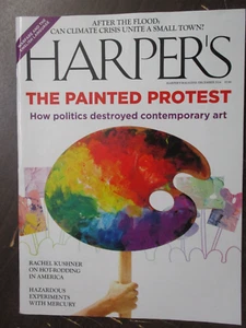 HARPER'S MAGAZINE DEC 2024 PAINTED PROTEST HOW POLITICS RUINED CONTEMPORARY ART - Picture 1 of 2