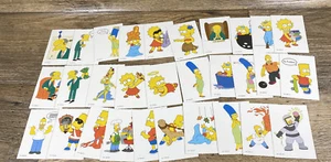 Simpsons LOSER TAKES ALL - 30 Character Cards - GAME REPLACEMENT PIECE - 2001 - Picture 1 of 5