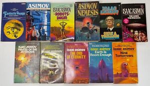 11 VTG ISAAC ASIMOV paperbacks - Caves of Steel Gods Themselves Fantastic Voyage