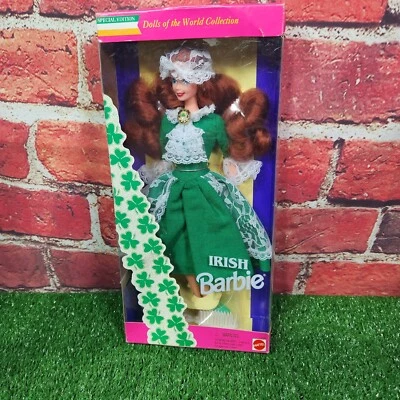 1994 Mattel ирландская Барби #12998 куклы мира коллекции специальный выпуск - Изображение 1 из 4