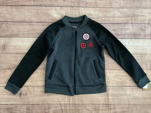 Boys Reebok Gray Long Sleeve Zip Up Jacket Size 7 NEW NWT  - Picture 1 of 6