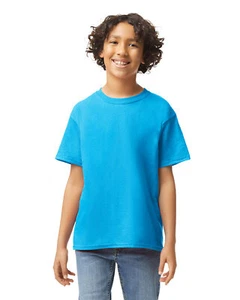 Gildan Youth Heavy Cotton Stylish T Shirt Casual Plain T-Shirt - G500B - Picture 1 of 51