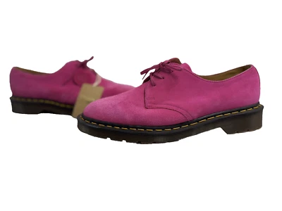 Dr Martens Made in England Buck Suede Oxford Shoes Pink Men`s Size 9   1461 - Image 1 of 4