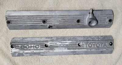 1982-1986 Toyota Celica Supra Cressida 5MGE engine cylinder head valve cover set - Image 1 of 2