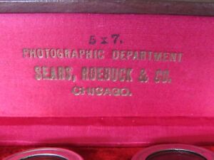 SEARS ROEBUCK CO 4 PHOTO CAMERA LENS SET , IDEAL BY BURKE & JAMES CHICAGO 
