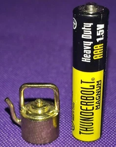 ½" Tall Brass Teapot Miniature Figure Doll House - Picture 1 of 7