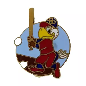 Baseball 1984 Los Angeles Olympics Pin Brosche Sam The Eagle emailliert LE - Bild 1 von 2