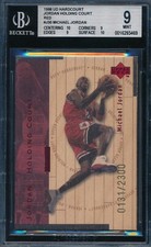 MICHAEL JORDAN 1998-99 UPPER DECK UD HARDCOURT HOLDING COURT BGS 9 CARD #J30!