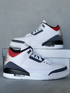 Nike Air Jordan 3 Retro Denim Fire Red SE 2020 Talla 9 DS CZ6431 100 - Imagen 1 de 10