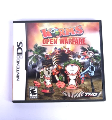 WORMS: OPEN WARFARE (Nintendo DS, 2007) Game, Case & Manual - Tested & Working - Image 1 of 3