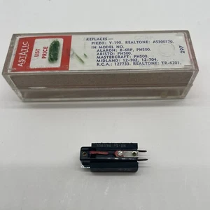 Cartucho fonográfico Astatic 608 para Piezo Realtone Midland RCA Alaron Mastercraft - Imagen 1 de 5