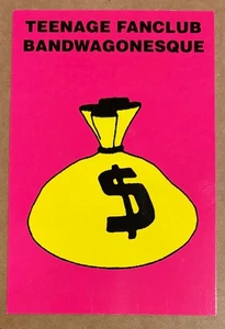 Teenage Fanclub - Bandwagonesque RARE promo postcard '91 - Picture 1 of 2