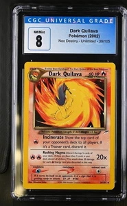 2002 Pokemon Neo Destiny #39 Dark Quilava CGC 8 - Bild 1 von 2