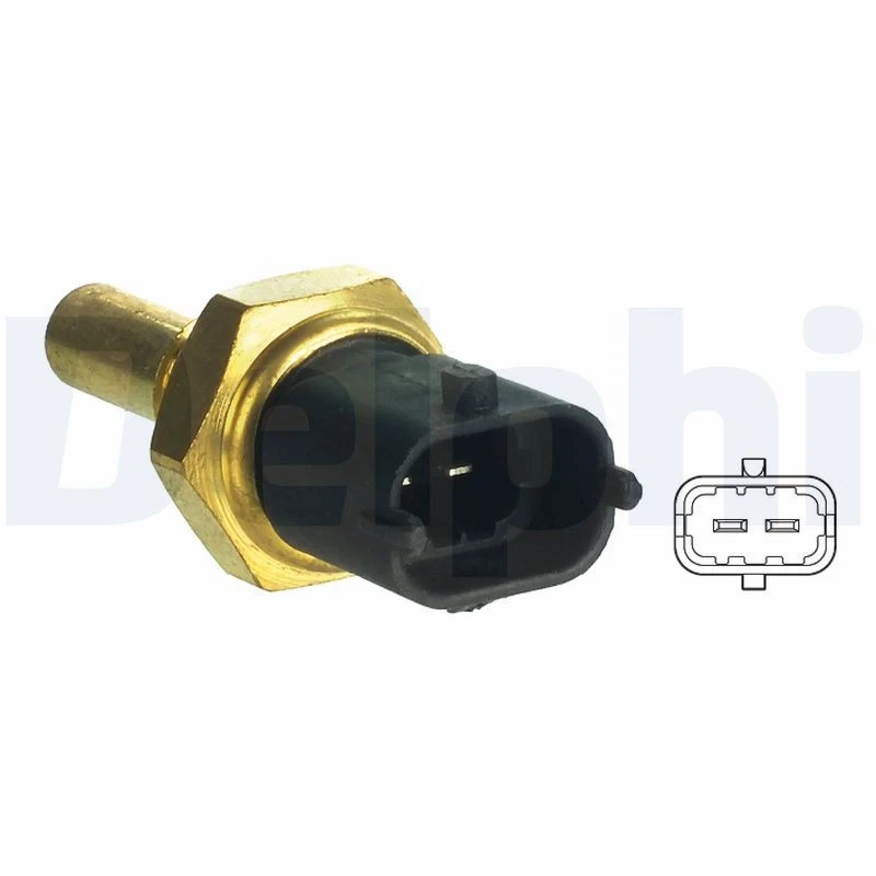 TS10340 DELPHI Sensor, coolant temperature for ALFA ROMEO,FIAT,JEEP,LANCIA,OPEL, - Image 1 of 1