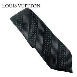 Louis Vuitton Corbata Mezcla Monograma Micro Damier Regimiento Seda - Imagen 1 de 7