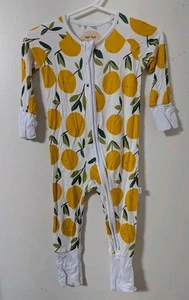 Little Sleepies Clementines Zippy 3-6 Months - Picture 1 of 10