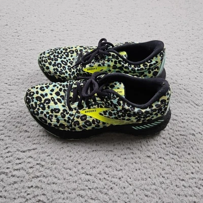 Brooks Adrenaline GTS 21 Zapatos Tenis Mujer 9 Leopardo Atlético Correr Foto 1 de 4