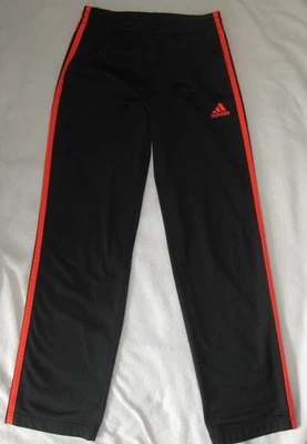 Adidas Niños Jóvenes Medianos 10 12 Negro Naranja Pantalones Atléticos NUEVO Foto 1 de 4