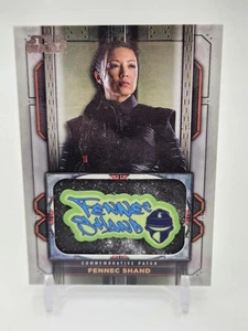 2022 Topps Star Wars The Book of Boba Fett Patch Relic MP-12 Fennec Shand - Imagen 1 de 2