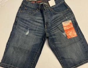 Urban Pipeline neu mit Etikett Herren schmal 29 Maxflex blau Stretch abgenutzt Denim Shorts - Bild 1 von 5