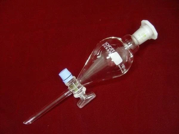 Ampoule à décanter ✿ Séparateur d´huiles essentielles 100 ml ✿ "Hecht"