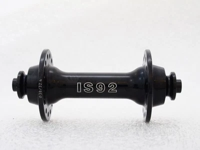 Industrial Standard IS92 Road Bike Front Hub w/o QR, 9x100mm, 16H, 92g, Black - Image 1 of 2