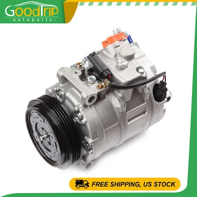For BMW 2004-2005 545i 645Ci 4.4L 2006-2010 550i 650i 4.8L A/C AC Compressor New Foto 1 de 4